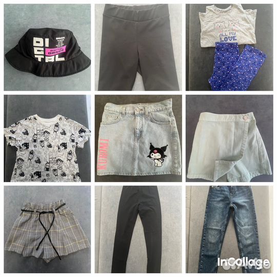 Вещи пакетом на девочку 140 -146