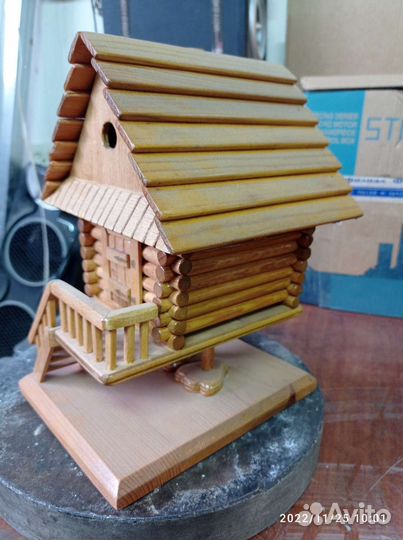 Декоративный Деревянный домик - Избушка