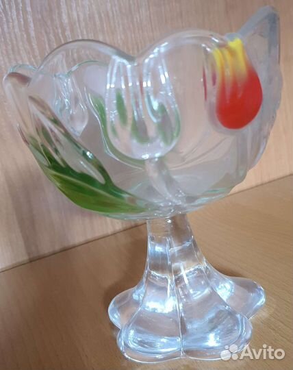 Вазочка на ножке Walther Glas Германия