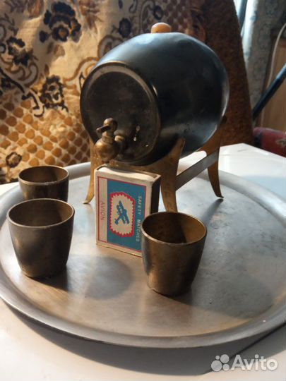 Набор для коньяка, на подносе