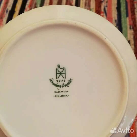 Henneberg Porzellan 1777 кофейник винтаж