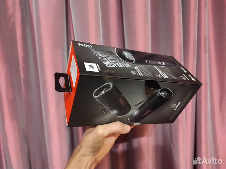 Беспроводная акустика JBL flip6 BLK Black