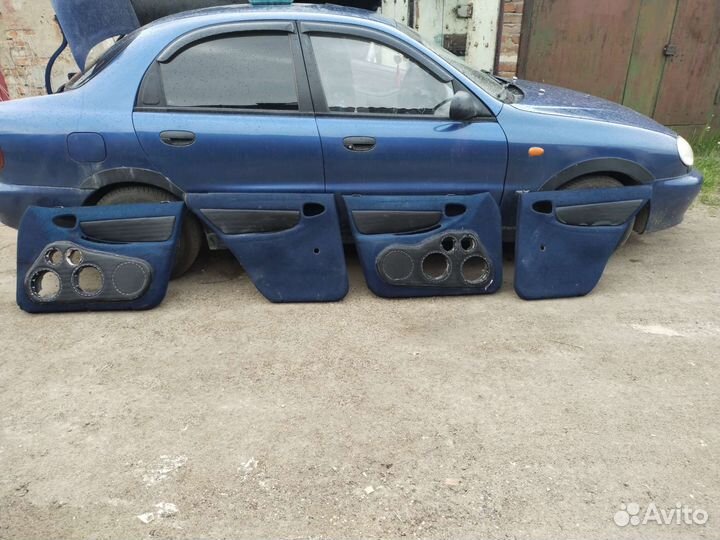Дверные карты chevrolet lanos