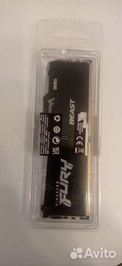 Оперативная память Kingston fury Beast Black 32 гб