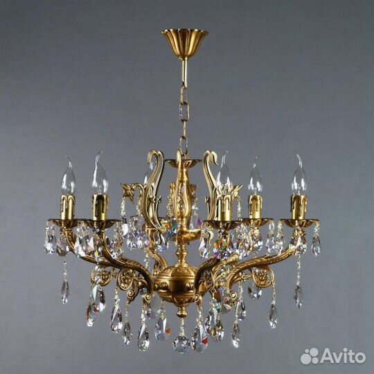 Подвесная люстра Ambiente Ferro 8828/6 AB Tear Drop