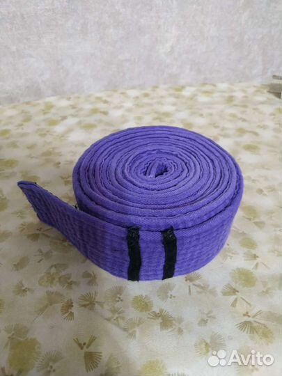 Пояс кудо фиолетовый