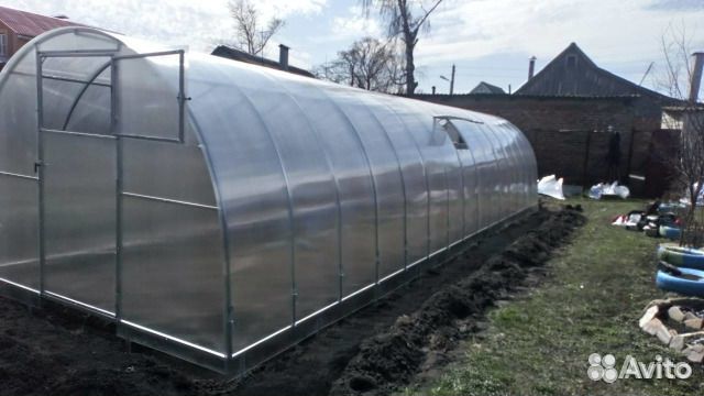 Теплица арка из профтрубы 20х30 и 20х40 мм