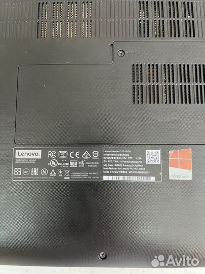 Ноутбук Lenovo IdeaPad 310-15ISK