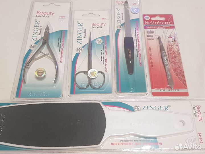 Наборы для маникюра, педикюра Zinger