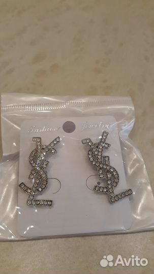 Серьги YSL
