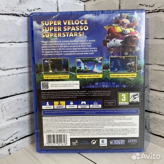 Игра для PS4 Sonic Superstars