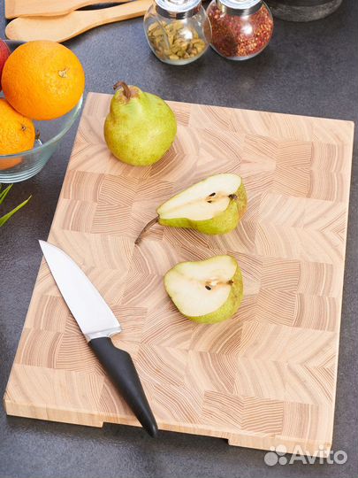 Доска разделочная торцевая