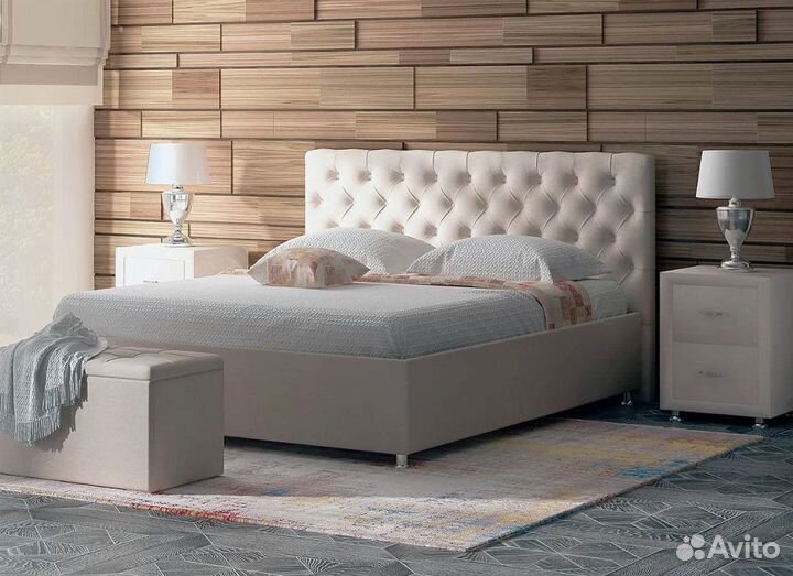 Кровать односпальная с матрасом новая