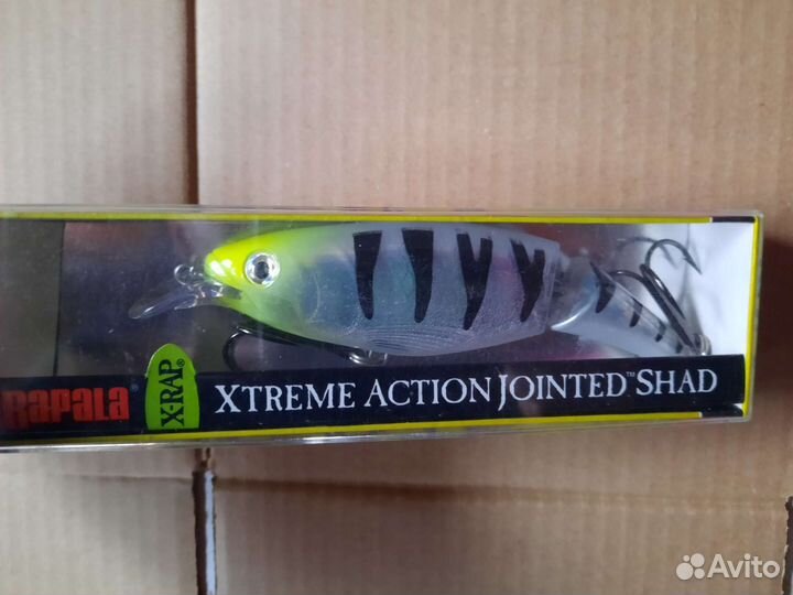 Воблер rapala XJS-13 cghp. Chartreuse Ghost Perch