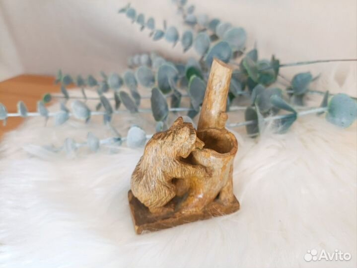 Деревянная фигурка мишка с какой из сука