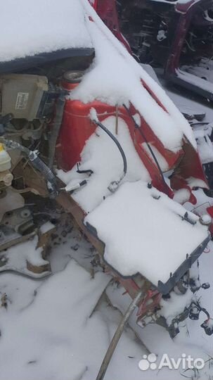 Передний левый лонжерон skoda fabia 2