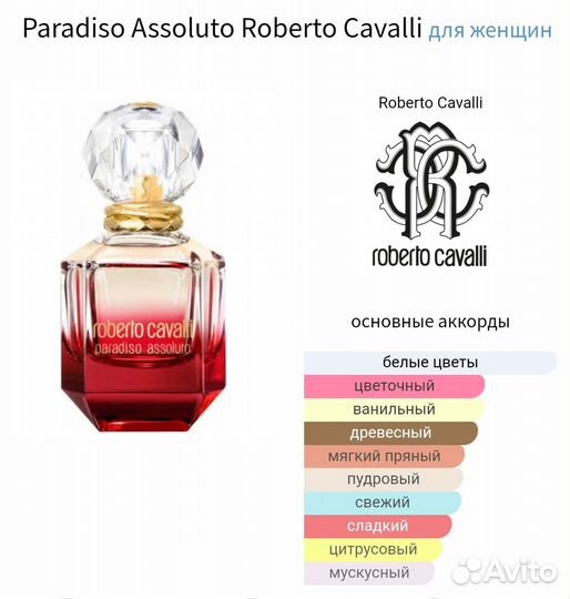 Roberto Cavalli 75 ml Paradiso assoluto