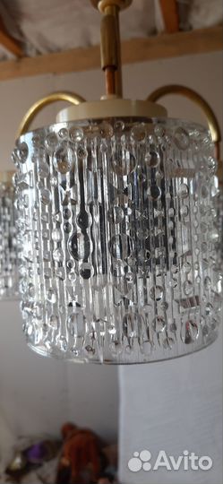 Люстра СССР хрусталь