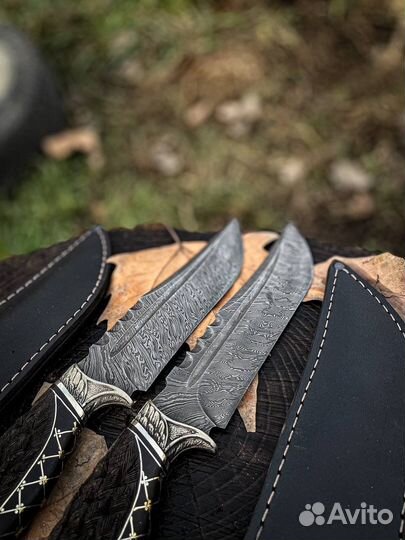 Нож подарочный из дамасской стали