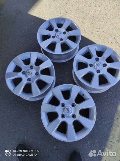 Литые диски r15 4x114.3 Ниссан Тиида Альмера
