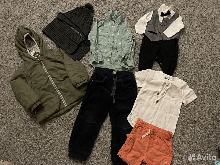 Вещи на мальчика 74 - 104