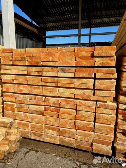 Брус обрезной 100х100х6000мм ГОСТ