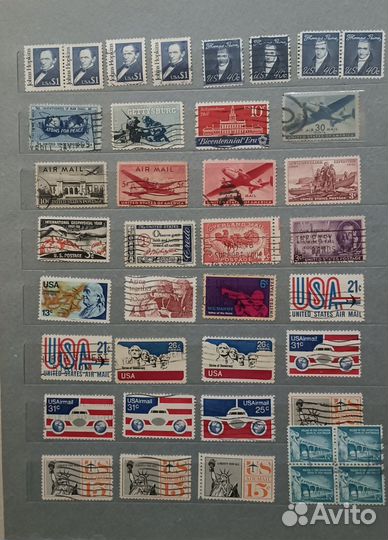 Коллекция Почтовые марки США 1870 - 1980