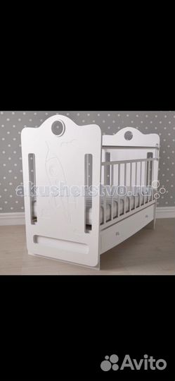Детская кровать от 0 до 3 лет с матрасом