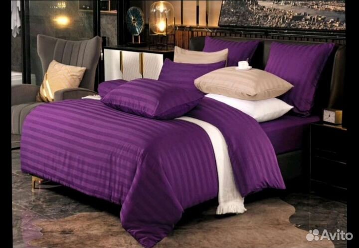 Постельное белье Страйп сатин