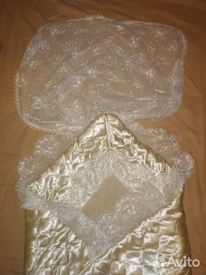 Конверт-одеяло на выписку (на меху)