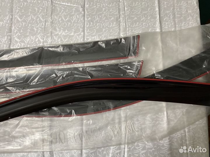 Дефлекторы окон на mitsubishi outlander II