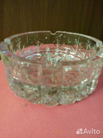 Пепельница хрусталь