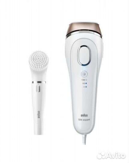Фотоэпилятор braun silk expert 5+аппарат для лица