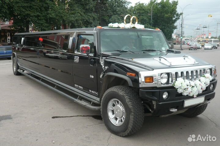 Аренда лимузинов Hummer H2 на свадьбу в Орле