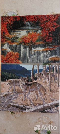 Картины по номерам раскрашенная