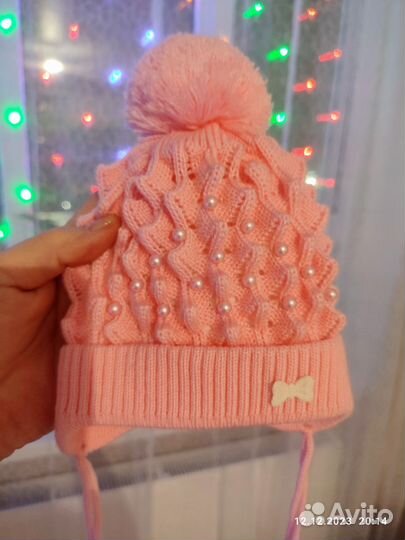 Шапочка для новорождённого весна осень