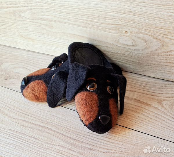 Тапочки валяные из шерсти