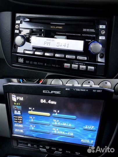 Автомагнитола Eclipse (Япония, процессор)
