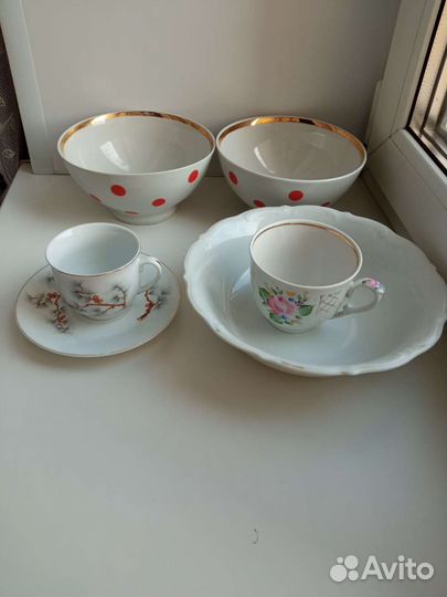 Сервизы фарфор СССР остатки