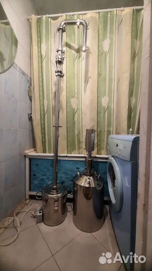 Ректификационная колонна + дистилятор