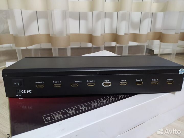 Hdmi сплиттер 1х8 vcom hdsp0108S