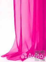 Штора тюль фуксия новая