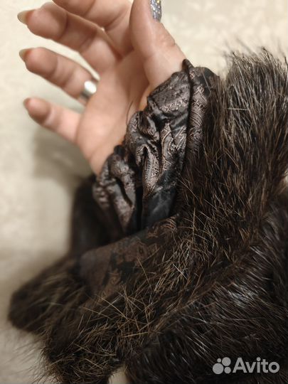 Шуба полушубок нутрия