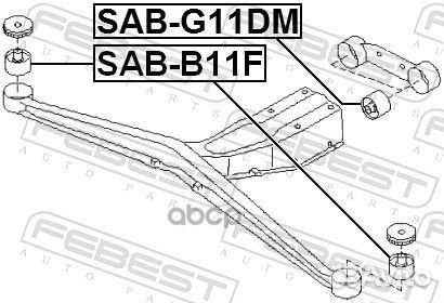 Сайлентблок подушки дифференциала subaru imprez