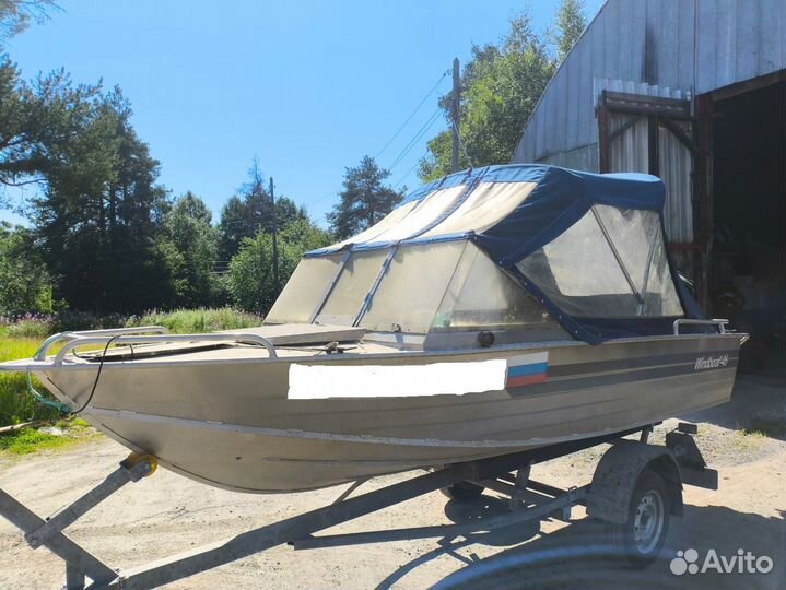 Моторная лодка Windboat-46 с мотором Mercury 40EPT