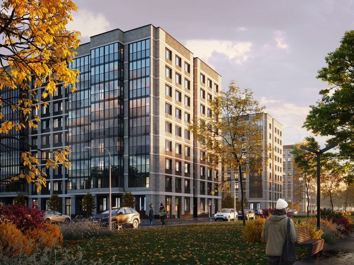 Квартира-студия, 23,3 м², 8/9 эт.