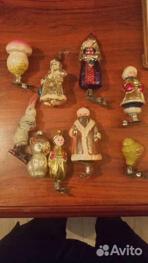 Елочные игрушки СССР советские, винтаж см. Описан
