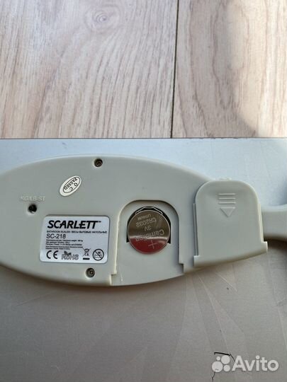 Весы напольные электронные scarlett