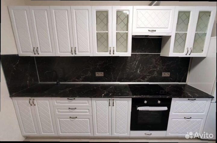 Кухонный гарнитур белый модульный новый