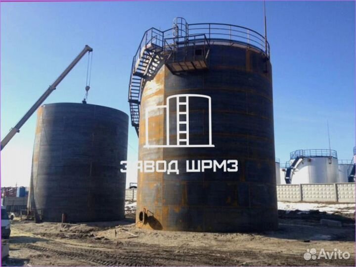 Резервуар вертикальный 500, 700, 1000, 2000 кубов